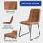 Round Dining Table Set, Mid Century Modern Small Round Dining Table Set, Saving Space (1table + Chairs)-1114589410-1114589409