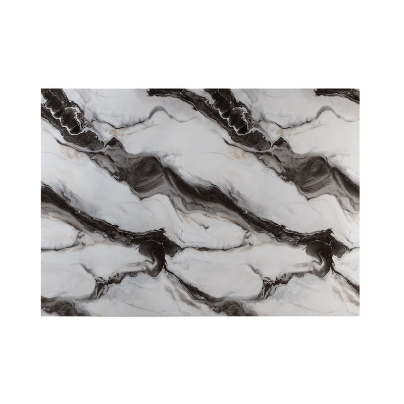 Ensemble de table à manger blanc / noir