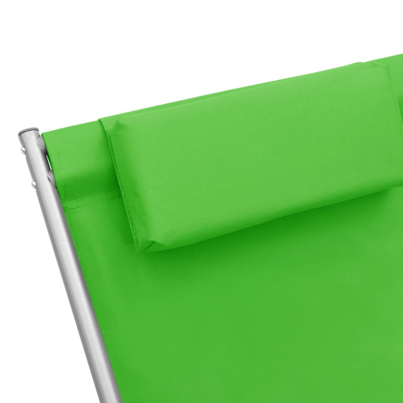 Ambia Folding Deck Chair, Green
