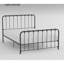 Metal Platform Bed With Dark Bronze Accent For Queen, Box Spring Not Compulsory, Bedroom Decor Queen Honor, Foundation Mandatory, Furnishing