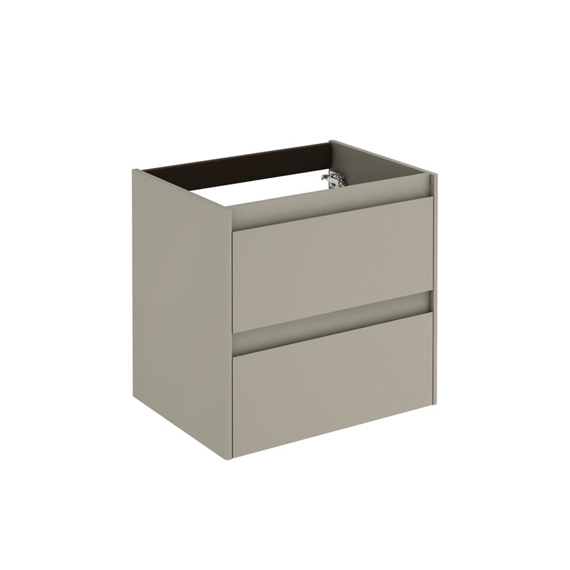 Ambra 24" Matte Sand Wood Single Wall-Mounted Vanity Cabinet