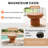 Orange Round Side Table