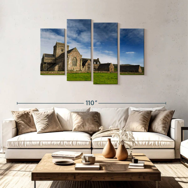 Abbaye et monastère Adella Iona, H 48 po x l 75 po