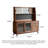 Solid Wood Against The Wall Storage Food Cabinet
