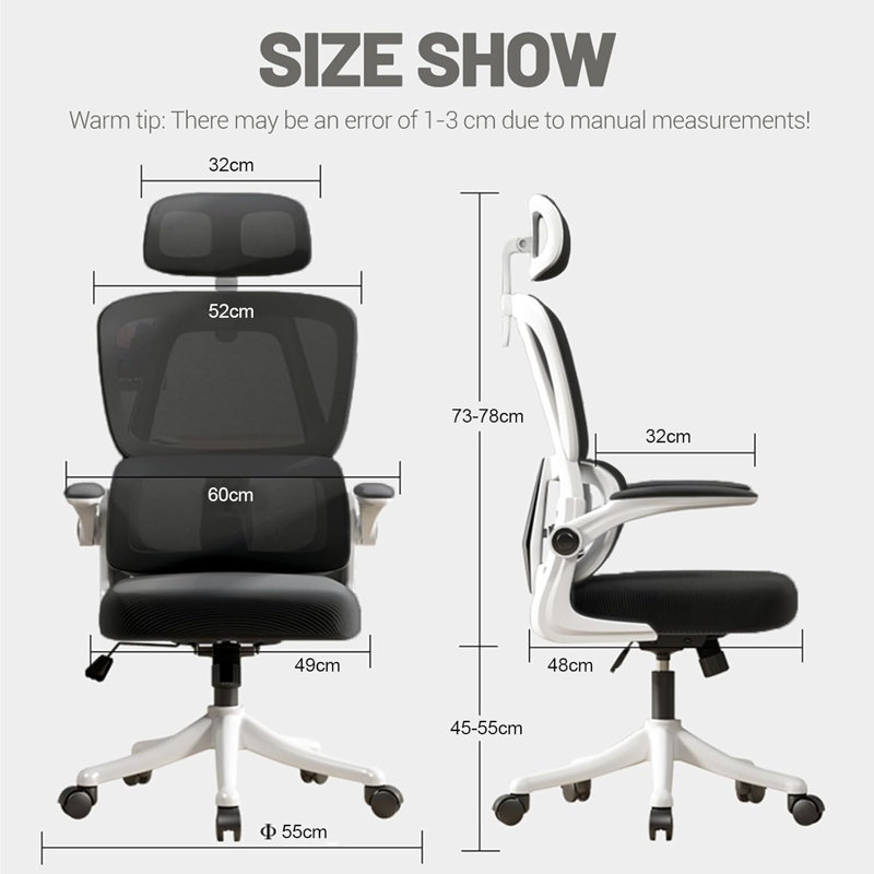 Canora Grey Fabric Task Chair, Black White