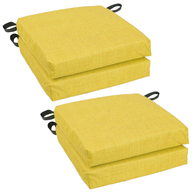 Outdoor 3'' Seat Cushion, Lemon