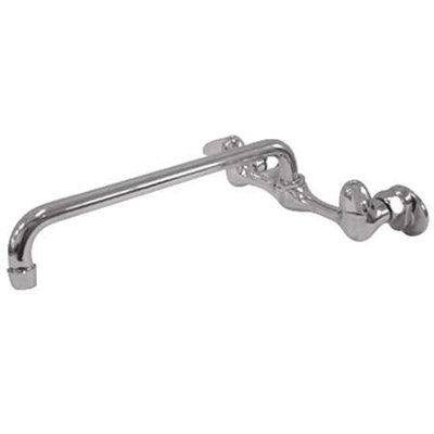 Double Handle Wall Mount Bridge Faucet