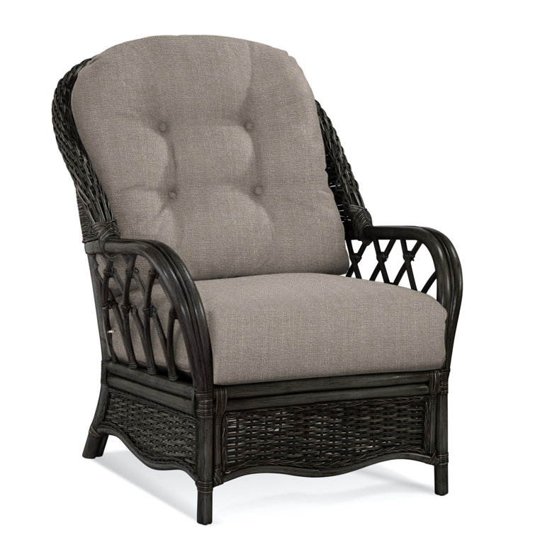 Chaise avec accoudoirs en rotin Everglade