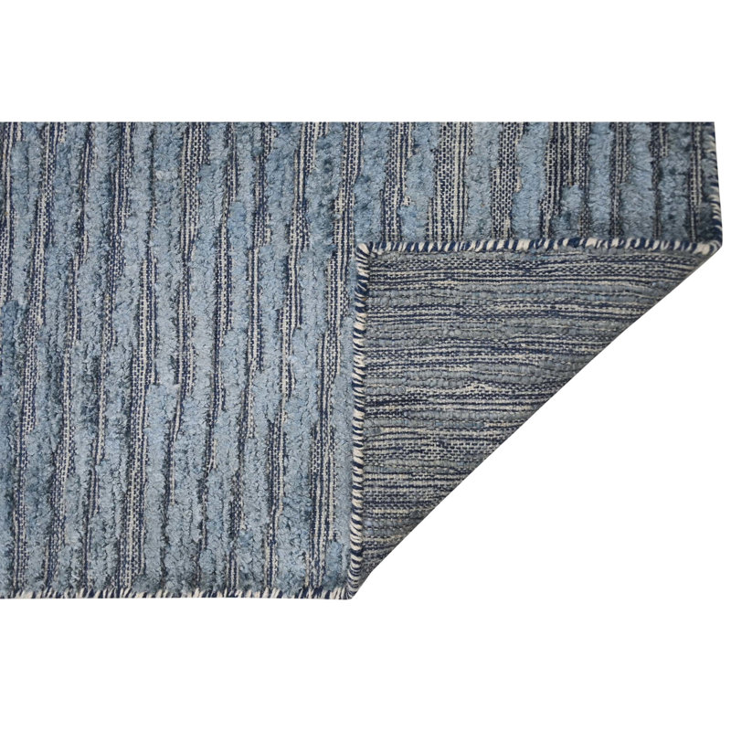 Area Rug in Blue/Gray, Rectangle 10' x 14'