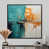 Black Floater Framed