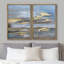 «Grunge Abstract Paint Stroke Effect Pastel Vibrant», reproduction d'art sur toile-87607506-87607509
