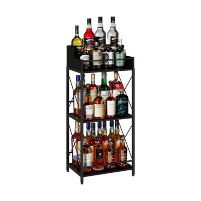 Liquor Bottle Display Shelf by 17 Stories