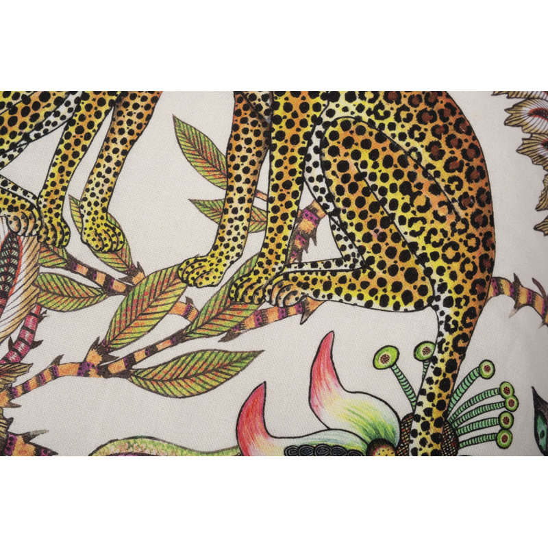 Ardmore Cotton Pillow, Parakeet