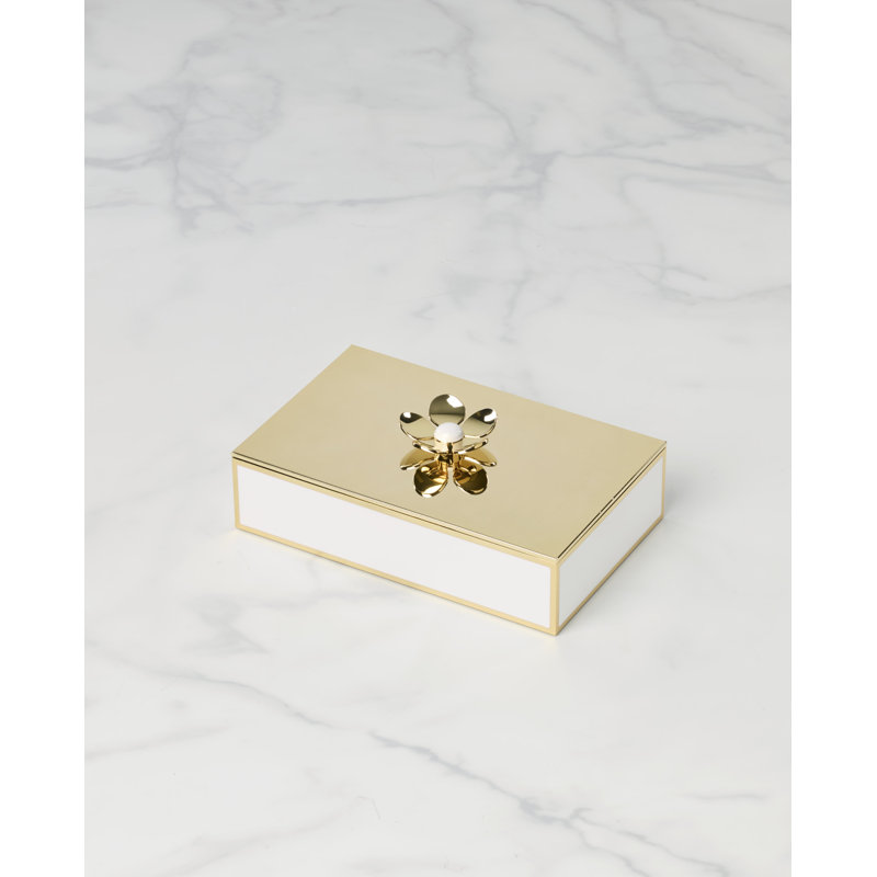 Kate Spade Make It Pop Large Floral Box, Gold, Gold
