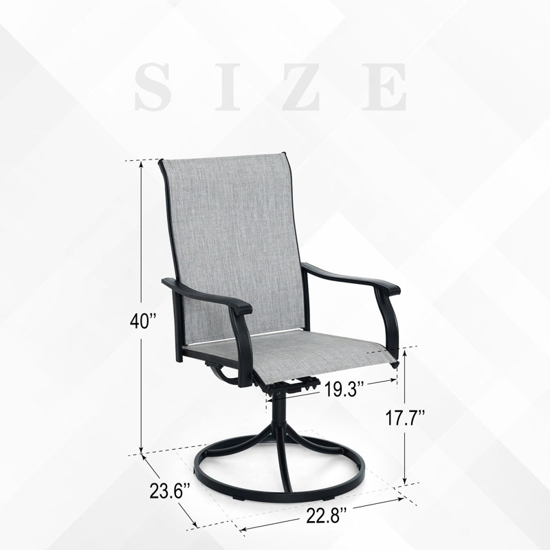 Fauteuil de salle à manger Dheera, Gris
