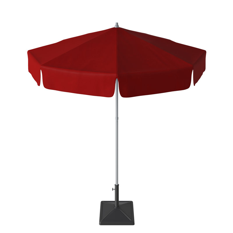 Parasol de marché 7 pi 1 po Sneed, Brique - polyester