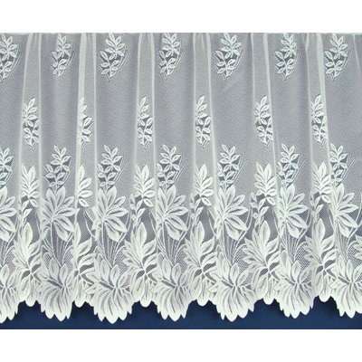 Burnside Lace Semi Sheer Curtain Single Panel