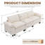Canapé modulaire rembourré 3 pièces 3 pièces-1357229496-1357229497-1357229498