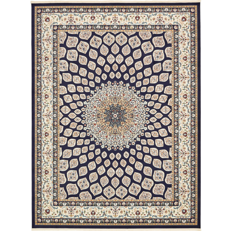 Jackson Hand Hooked Floral Indoor Rug, Rectangle 10' x 13'