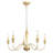 5- Light Dimmable Candle Style Classic / Traditional Chandelier-66424709
