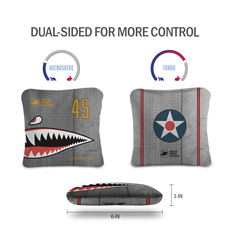 Sacs de cornhole Bomber Synergy Pro, Gris