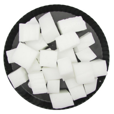 Fond blanc en coton et bergamote parfumée