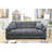 Modern Gray With Microfiber Upholstery, Adjustable Function, Hidden Storage, And Charging For Primary Living Convertible Microfiber, Charging, Cube Pattern Space