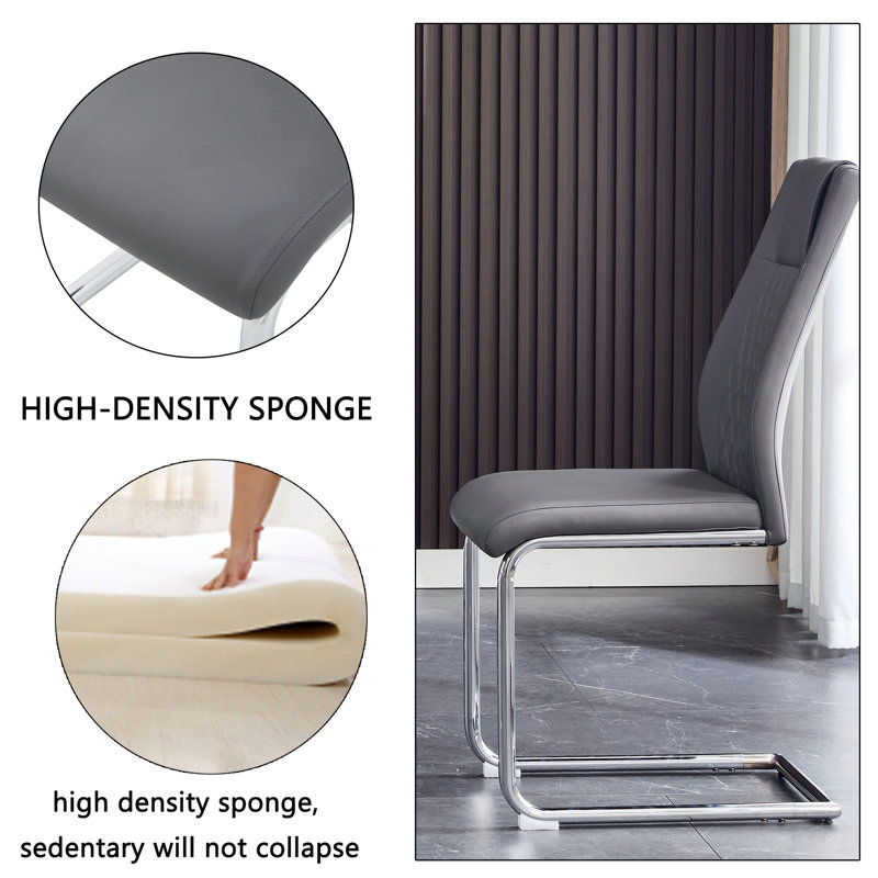 Chaises de salle à manger Kimil, Gris, Doré, Set of 4