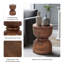 Munsley Solid Wood Pedestal End Table