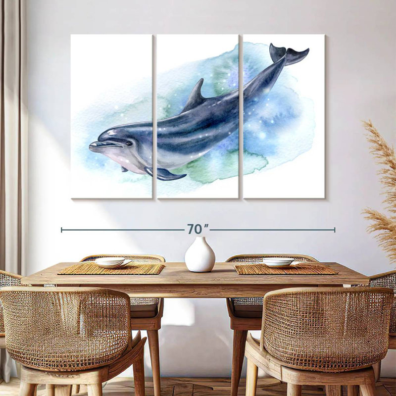 Brampt Aquatic Dolphin, 42" H x 65" W
