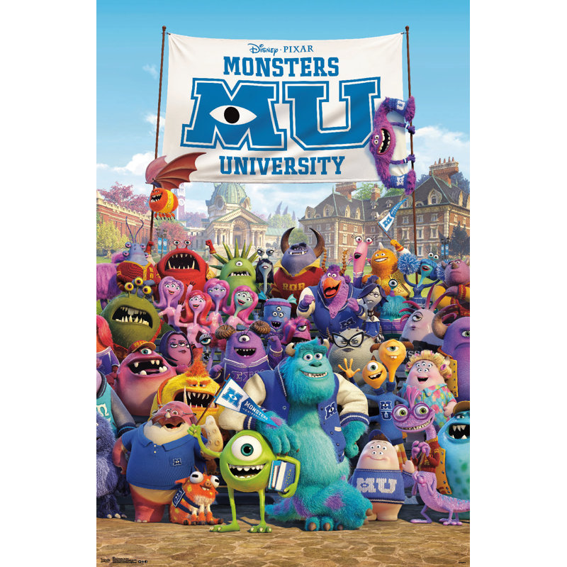 Université des monstres-impression sur papier