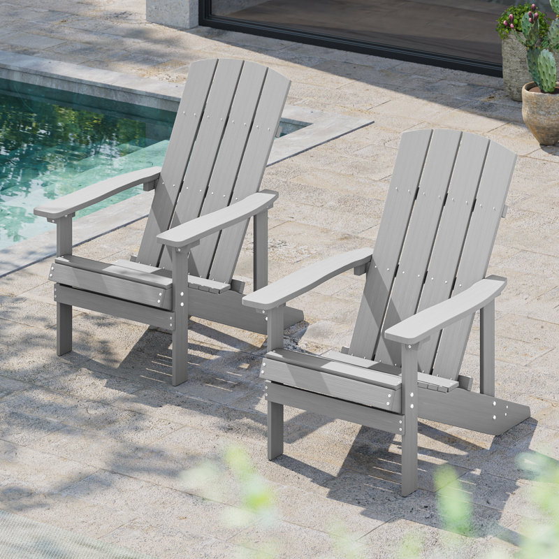 Chaise Adirondack Robyn, Gris pâle