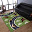 Tapis en laine touffeté à la main Beybut - Rectangle | Vert | Conception pour enfants | Tapis pour le salon, la chambre à coucher-792885715