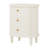Nassar Solid Wood 3-Drawer Nightstand-442766397