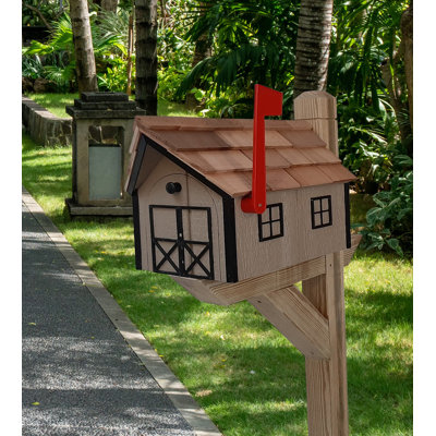 Amish Mailbox, Handmade, Barn Style Mailbox -  142E0