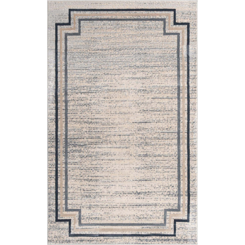Vallelunga Abstract Indoor Rug, Rectangle 5' x 8'