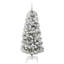 Artificial Hinged Christmas Tree Green and white-245693750