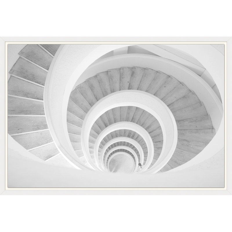 Architectural Moment 3' Framed Photographic Print on Glass