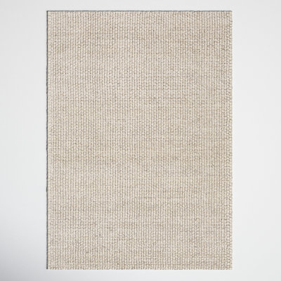 Handwoven Flatweave Ivory Area Rug