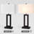 22" Dimmable Touch Control Table Lamp with Dual USB Ports-1316741871-1316741869