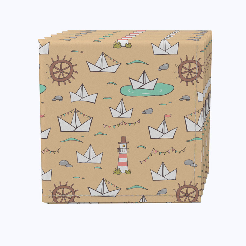 Cotton Twill No Pattern Square Napkin