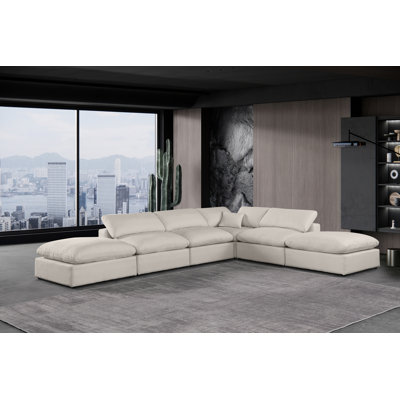 Hosna Upholstered Sectional Reversible