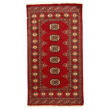 High-Quality Hand-Knotted Red Area Rug