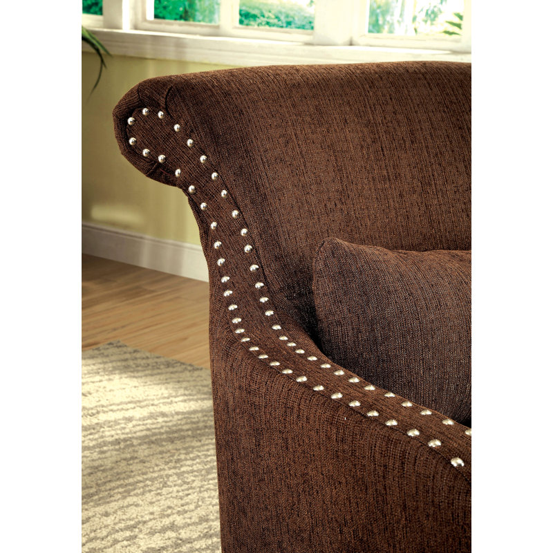 Marlow Upholstered Armchair, Brown