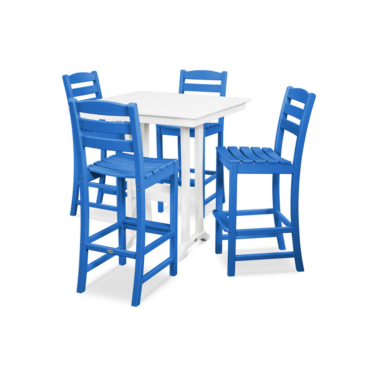 La Casa Café 4 - Person Patio Dining Set with Rectangular Table
