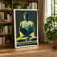 Golden Buddha in Meditation Japandi 1 Piece Wrapped Canvas Wall Art-136702805-136702803
