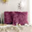 Chrismas Long Faux Fur Collection Faux Fur Reversible Throw Pillow-614333799-614333792