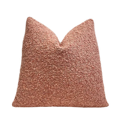 Bouclé Throw Pillow Cover