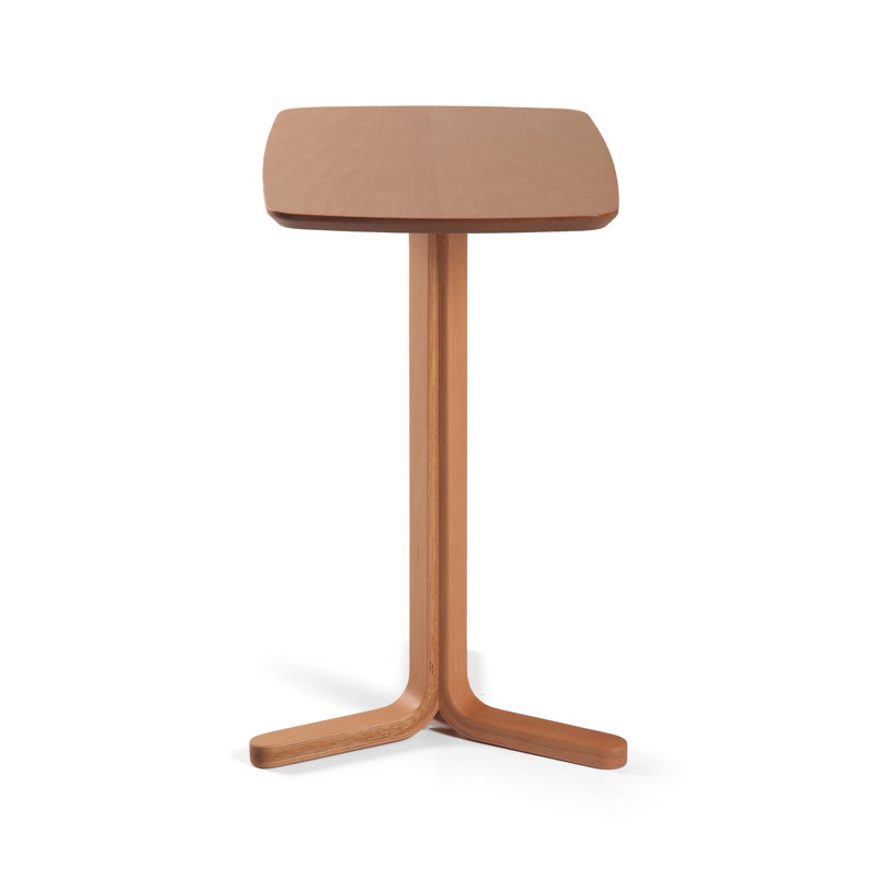 Yanki Solid Wood End Table, Natural