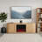 Mid-Century Modern Tv Stand With Fireplace-1527811611
